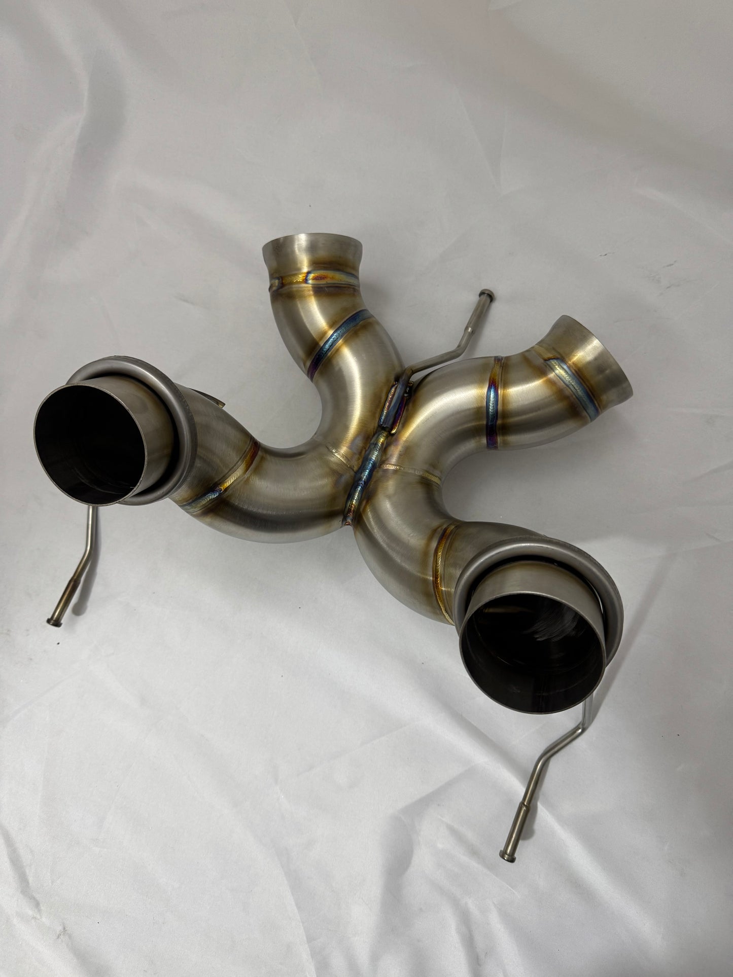 Nicromobeum UK McLaren 600LT Exhaust Rear Section in Stainless or Titanium