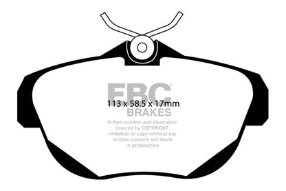 EBC Brakes Pad and Disc Full vehicle Kit (PD40K518)
