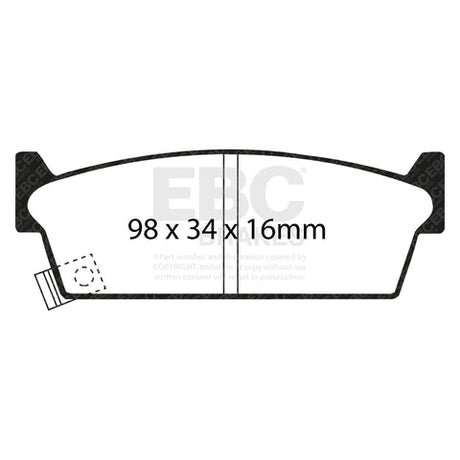 EBC Brakes Pad and Disc Kit (PDKR673) Image 1