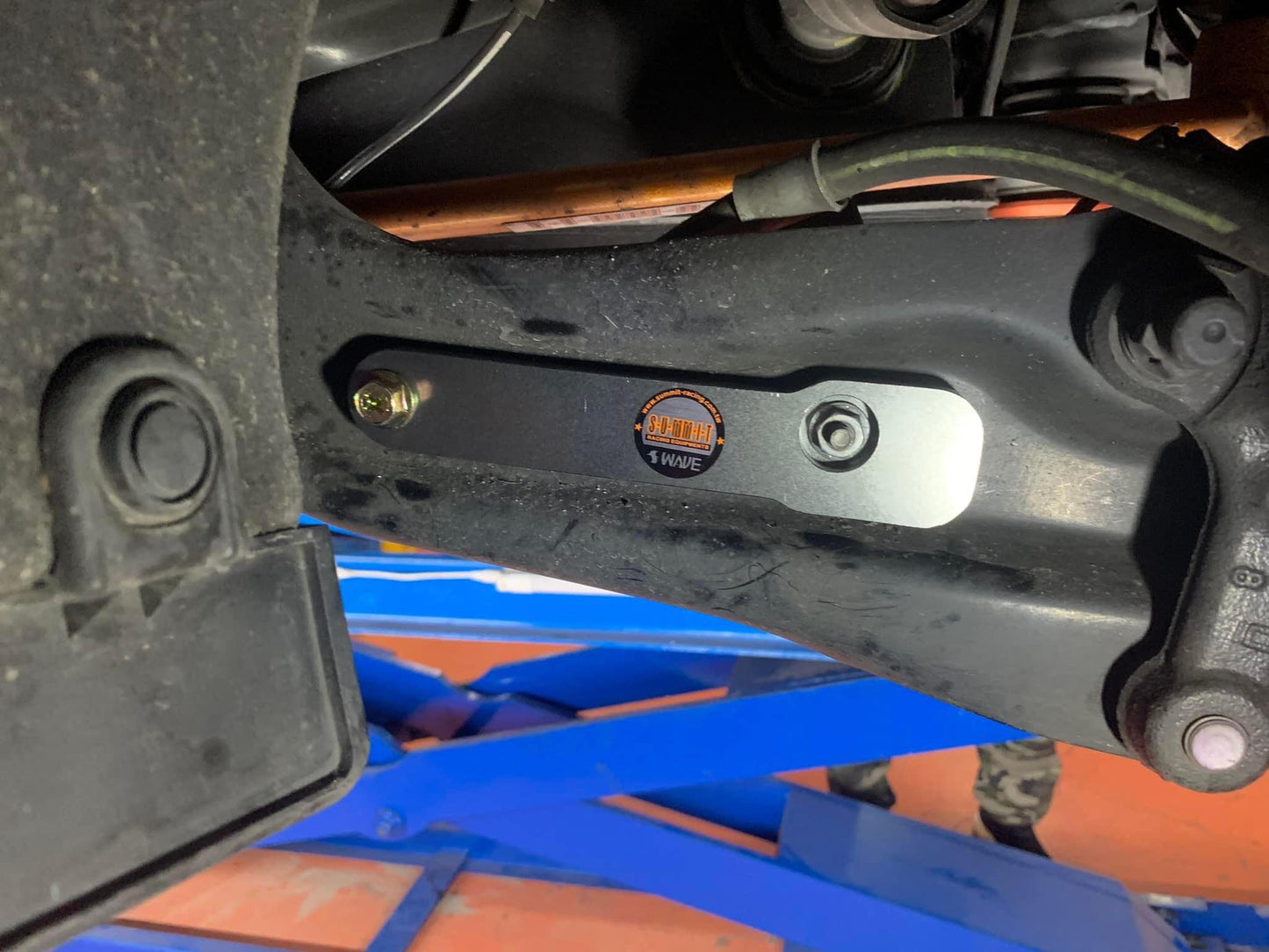 SWAVE &amp; SUMMIT Rear Trailing Arm Reinforcement Bar for Toyota Yaris GR Image 3