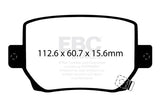 EBC Bluestuff NDX Trackday Brake Pad Set (DP52419NDX) Image 2