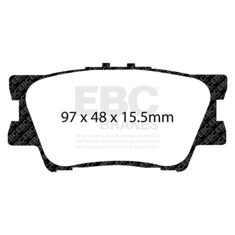 EBC Greenstuff 6000 Series Truck and SUV Brake Pad Set (DP61793) Image 2