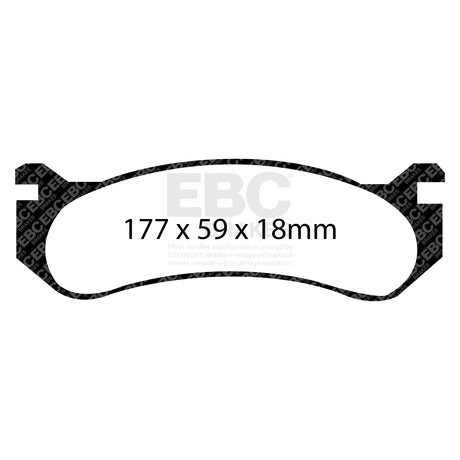 EBC Brakes Pad and Disc Kit (PDKR206) Image 2