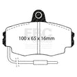 EBC Brakes Pad and Disc Kit (PDKF508) Image 1