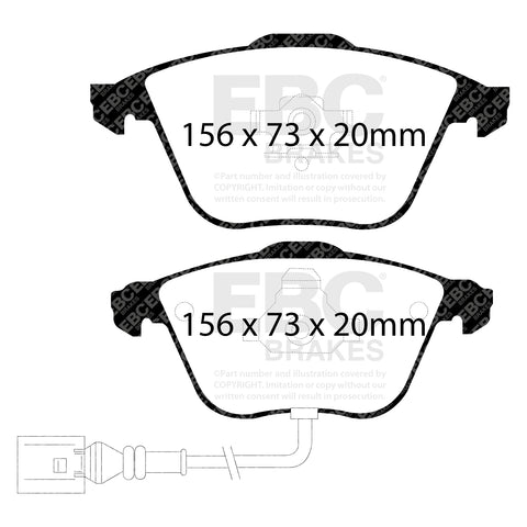 EBC Brakes Pad and Disc Full vehicle Kit (PD40K1727)