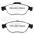 EBC Brakes Pad and Disc Kit (PDKF029) Image 1