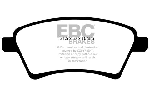EBC Brakes Pad and Disc Kit (PDKF658) Image 1