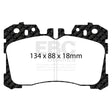 EBC Ultimax OE Replacement Brake Pad Set (DP1811) Image 1