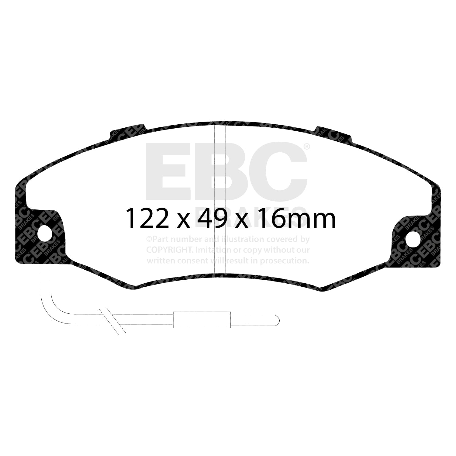 EBC Brakes Pad and Disc Full vehicle Kit (PD40K1664)