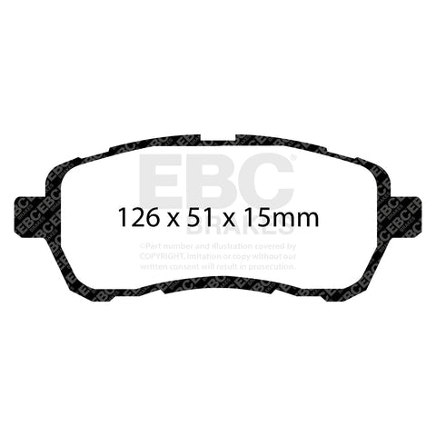 EBC Brakes Pad and Disc Kit (PD11KF1202) Image 1