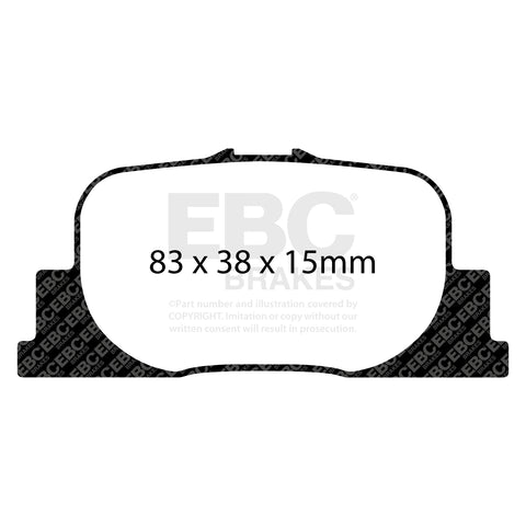 EBC Brakes Pad and Disc Full vehicle Kit (PD40K1874) Image 1