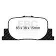 EBC Brakes Pad and Disc Kit (PDKR877) Image 1
