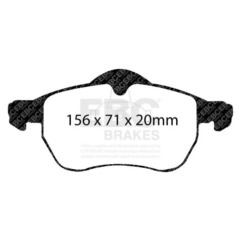EBC Brakes Pad and Disc Kit (PD08KF409)