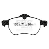 EBC Performance Pack Pad & Line Kit with Yellowstuff Pads (PLK2019) Image 2