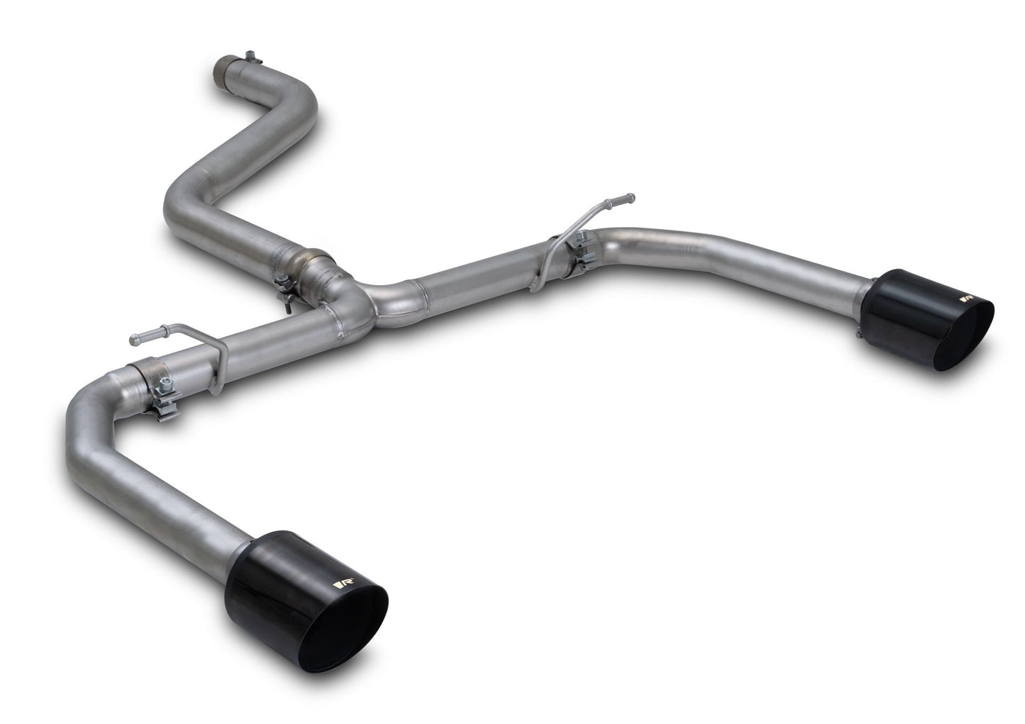 RACING axle-back-system for Ford Focus MK4 Racing Sport Silencer | 2x GT Black Tips