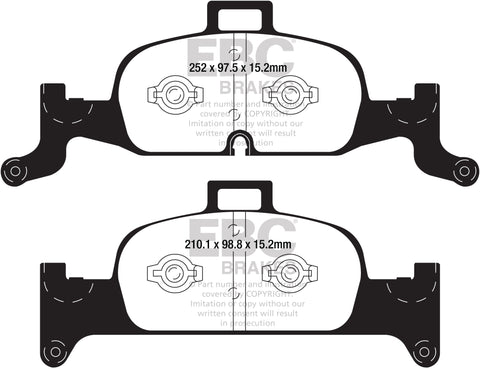 EBC Brakes Pad  and  Disc Kit (PD01KF1896)