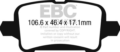 EBC Brakes Pad and Disc Kit (PD06KR422)