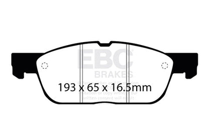 EBC Ultimax OE Replacement Brake Pad Set (DPX2383) Image 2