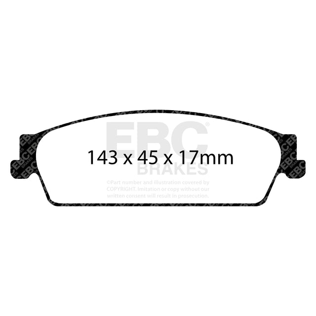 EBC Brakes Pad and Disc Kit (PDKR198) Image 1