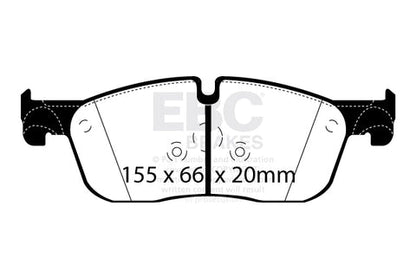 EBC Greenstuff 6000 Series Truck and SUV Brake Pad Set (DP62255) Image 3