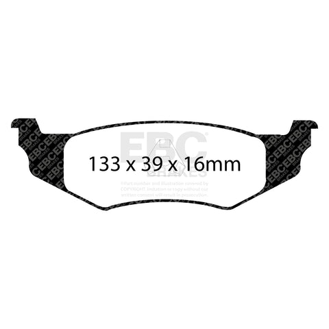 EBC Brakes Pad and Disc Kit (PD03KR755) Image 4