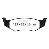 EBC Brakes Pad and Disc Kit (PDKR235) Image 1