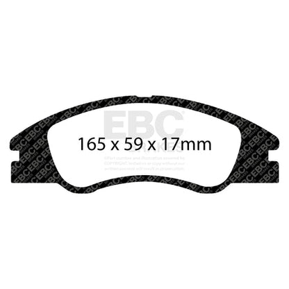 EBC Ultimax OE Replacement Brake Pad Set (DP1568) Image 2