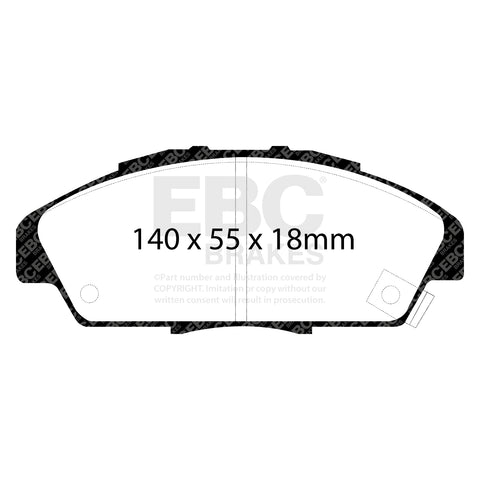 EBC Brakes Pad and Disc Full vehicle Kit (PD40K824) Image 1