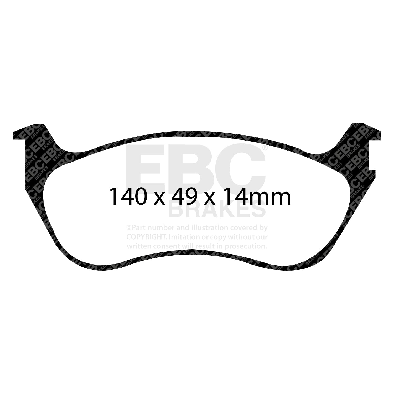 EBC Brakes Pad and Disc Kit (PDKR324) Image 2