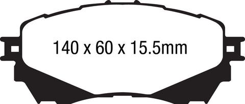 EBC Brakes Pad and Disc Full vehicle Kit (PD40K1111) Image 3