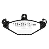 EBC Orangestuff 9000 Series Race Brake Pad Set (DP9885/2) Image 2