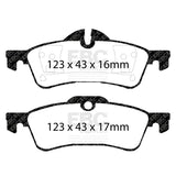 EBC Brakes Pad and Disc Kit (PDKR617) Image 3