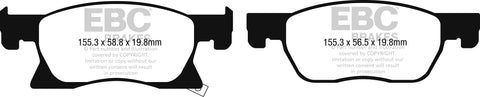 EBC Brakes Pad and Disc Kit (PDKF2388)