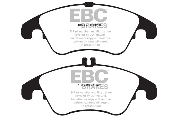 EBC Brakes Pad and Disc Full vehicle Kit (PD40K1178)