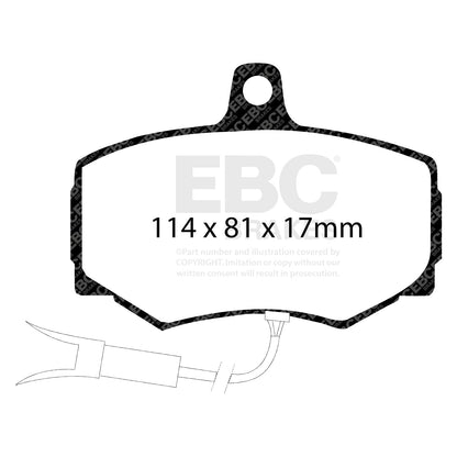 EBC Brakes Pad and Disc Full vehicle Kit (PD40K646)