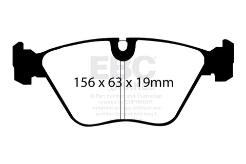 EBC Racing RP-X Track and Race Brake Pads (DP8689RPX) Image 4