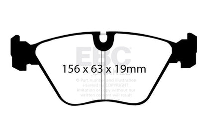 EBC Racing RP-X Track and Race Brake Pads (DP8689RPX) Image 4