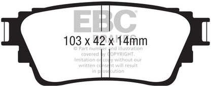 EBC Brakes Pad and Disc Kit (PDKR1108) Image 3