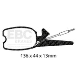 EBC Brakes Pad and Disc Kit (PDKF500) Image 1