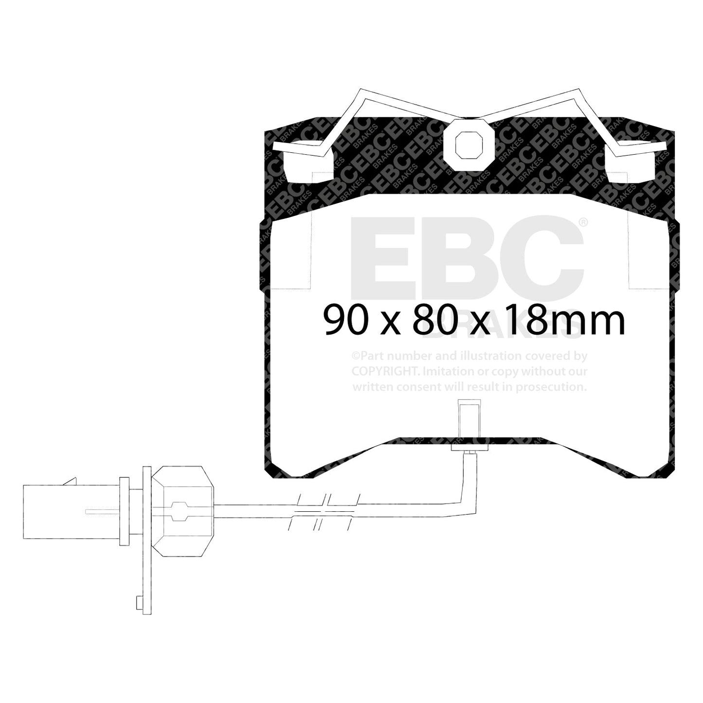 EBC Brakes Pad and Disc Kit (PDKF2076) Image 2