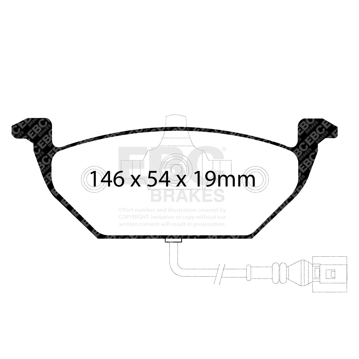 EBC Brakes Pad and Disc Kit (PDKF2128) Image 4