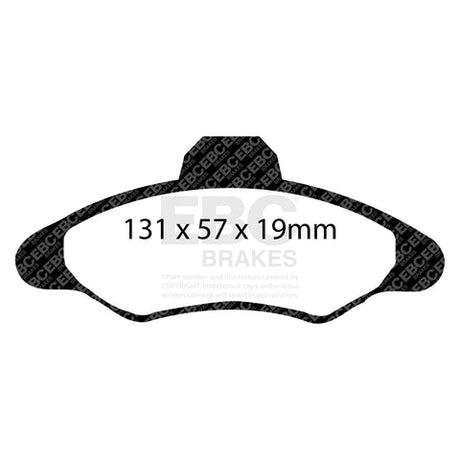 EBC Brakes Pad and Disc Kit (PDKF701) Image 1