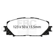 EBC Ultimax OE Replacement Brake Pad Set (DP1817/2) Image 1