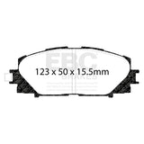 EBC Greenstuff 2000 Series Sport Brake Pad Set (DP21817/2) Image 4