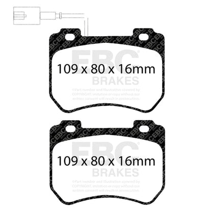 EBC Brakes Pad and Disc Kit (PDKF039) Image 1