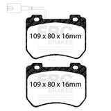 EBC Brakes Pad and Disc Kit (PDKF055) Image 1