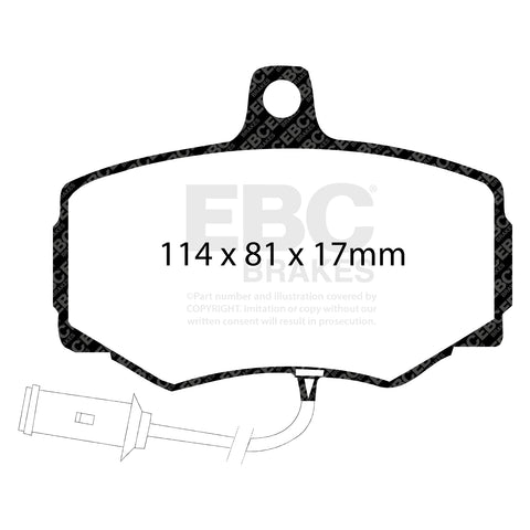 EBC Brakes Pad and Disc Kit (PDKF595) Image 3