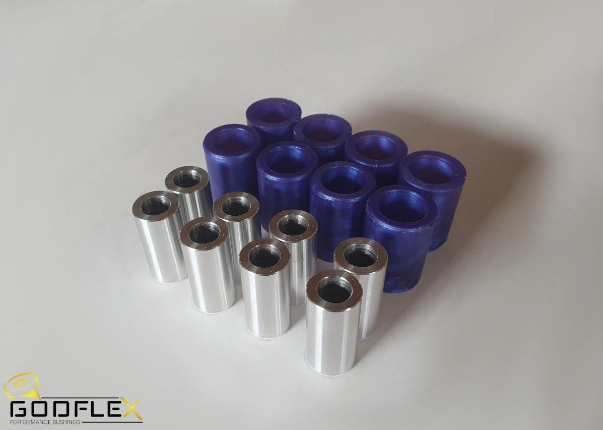 Mini Cooper S R53 2001-2006 Rear Lateral Suspension Arms Bushes Kit in Polyurethane