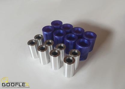 Mini Cooper S R53 2001-2006 Rear Lateral Suspension Arms Bushes Kit in Polyurethane