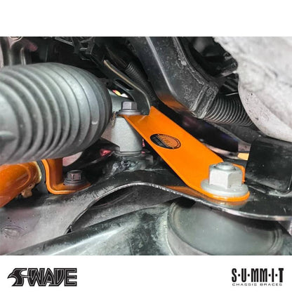 SWAVE &amp; SUMMIT Reinforced Steering Rack Brace for Toyota Yaris GR Image 3